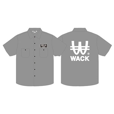 WACK × TOWER RECORDS ワークシャツ Gray 九州・沖縄限定 Mサイズ[MD01-4468]