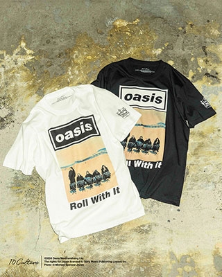 oasis 30th Tシャツ アダム エ ロペ Roll With It dショッピング |Oasis 「oasis 30th Anniversary Tシャツ 『Roll