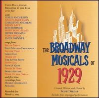 The Broadway Musicals of 1929