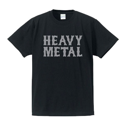 ジャンルTシャツ HEAVYMETAL ブラック Mサイズ