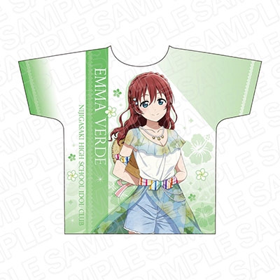 虹ヶ咲学園スクールアイドル同好会/ラブライブ!虹ヶ咲学園スクールアイドル同好会 フルグラフィックTシャツ 中須かすみ アロハ ver