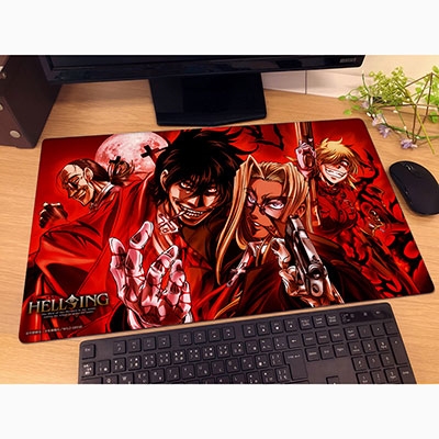 HELLSING ラバーマット(アーカード&インテグラ&ウォルター&セラス)