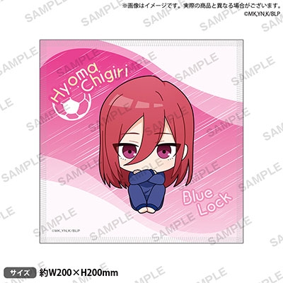 ブルーロック×renu 書き下ろしハンドタオル (千切豹馬) ブルーロック ハンドタオル 千切豹馬