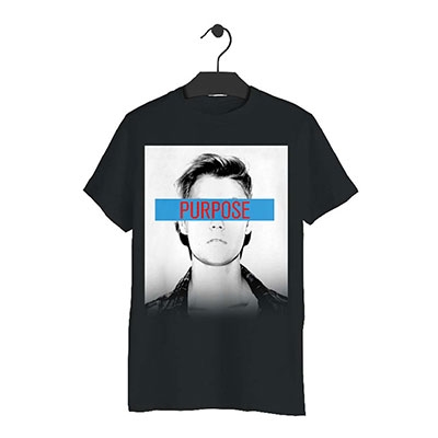 Justin Bieber/Purpose Block T-Shirt Mサイズ