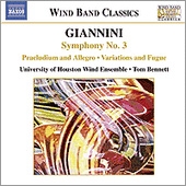 Giannini: Symphony No.3, Praeludium and Allegro, Variations and Fugue