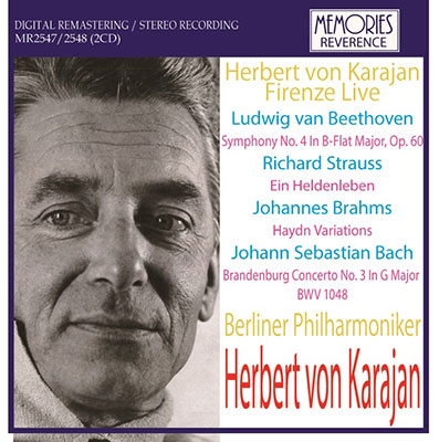 إ٥ȡե󡦥/Herbert von Karajan - Firenze Live - Beethoven, R.Strauss, Brahms, J.S.Bach[MR2547]