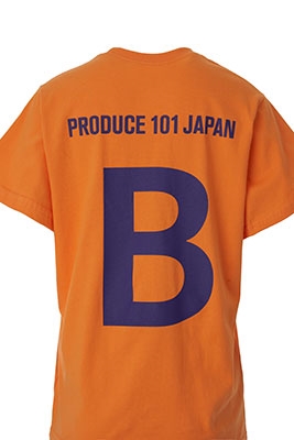 PRODUCE 101 JAPAN THE GIRLS 』 レベルテスト-半袖Tシャツ(オレンジ)M 