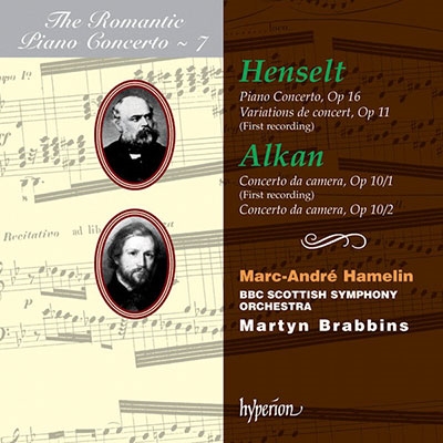 ヘンゼルト: ピアノ協奏曲 Op.16、アルカン: 室内協奏曲 Op.10-1&2～ロマンティック・ピアノ・コンチェルト・シリーズ Vol.7