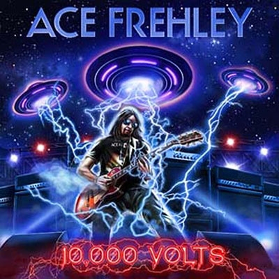 Ace Frehley/10,000 Volts/Edge Only Splatter-Metal Gym Locker-Red Splatter Vinyl[784766]