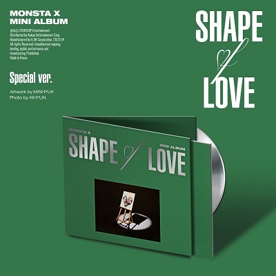 MONSTA X/SHAPE OF LOVE: 11th Mini Album (Special ver.)