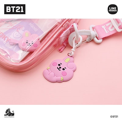 BT21 - BT21 TATA バッグチャーム ミニフラットクッション お座り