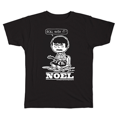 PEANUTS COMIC STYLE×ブリット・ポップ・スター T-shirt NOEL Black/Sサイズ PEANUTS COMIC STYLE×ブリット・ポップ・スター T-shirt NOEL Black/Sサイズ