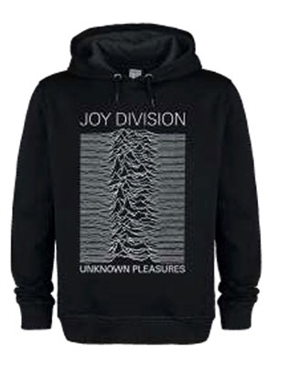 JOY DIVISION Unknown Pleasures Amplified Vintage Black Hoodie/XL
