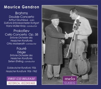 ⡼ꥹɥ/Maurice Gendron Vol.2 - Brahms, Prokofiev, Faure[MC3011]