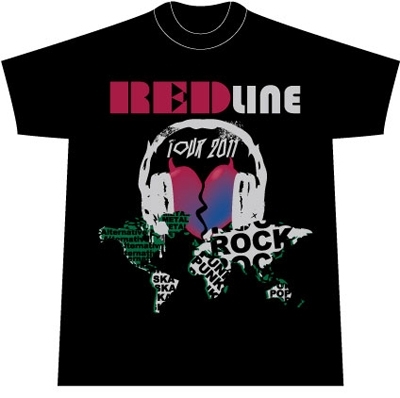 TOWER RECORDS × RED LINE TOUR 2011 × DeviluseコラボTシャツ Black/Mサイズ