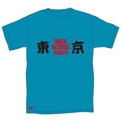 TOWER RECORDS SHIBUYA 東京T-shirt ブルー M