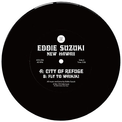 Eddie Suzuki/City of Refuge/Fly To WaikikiBlack Vinyl/ס[AGS036BLK]
