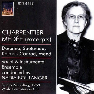 ナディア ブーランジェ M A Charpentier Medee Nadia Boulanger Cond Vocal Instrumental Ensemble Irma Kolassi S Etc 1953