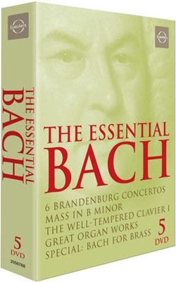 The Essential Bach - 6 Brandenburg Concertos, Mass in B minor, The Well-Tempered Clavier I, etc