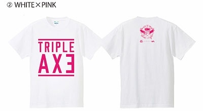 TRIPLE AXE THE LAST TOUR -in Makuhari- ［2DVD+Tシャツ(2)白xピンク XXL］＜予約限定生産盤＞