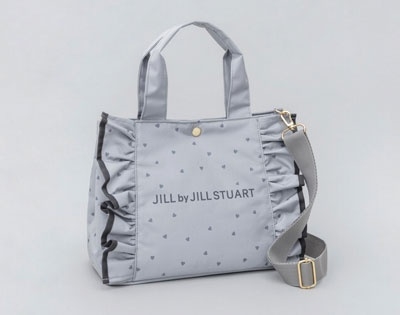 JILL by JILL STUART BOOK ハートフリルバッグ GRAY ver.