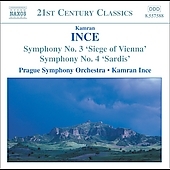 Ince: Symphony No.3 "Siege of Vienna", Symphony No.4 "'Sardis"