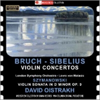 Bruch: Violin Concerto No.1; Sibelius: Violin Concerto; Szymanowski: Violin Sonata Op.9