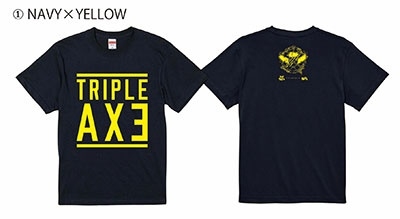 TRIPLE AXE THE LAST TOUR -in Makuhari- ［2DVD+Tシャツ(1)ネイビーx黄色 S］＜予約限定生産盤＞