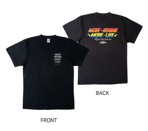 MORE REGGAE, MORE LIFE. T-shirt Black XLサイズ