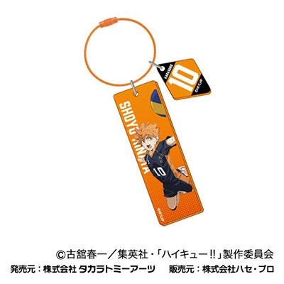 劇場版ハイキュー!! ゴミ捨て場の決戦 ワイヤープレートキーホルダー01 日向 翔陽