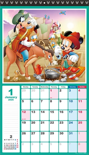 dショッピング |「ディズニー カレンダー 2026」 Calendar | カテゴリ