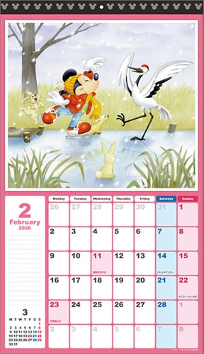 dショッピング |「ディズニー カレンダー 2026」 Calendar | カテゴリ