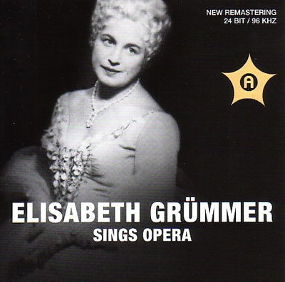 ꡼٥ȡޡ/Elisabeth Grummer Sings Opera[ANDRCD9088]