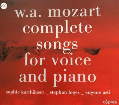 ゾフィー・カルトホイザー/W.A. Mozart： Complete Songs for Voice and Piano[CYP1650]
