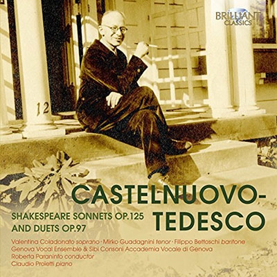 ヴァレンティーナ・コラドナート/Castelnuovo-Tedesco： Shakespeare Sonnets Op.125 and Duets Op.97[BRL95548]