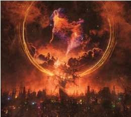 Island In The Red Night Sky Island In The Red Night Sky