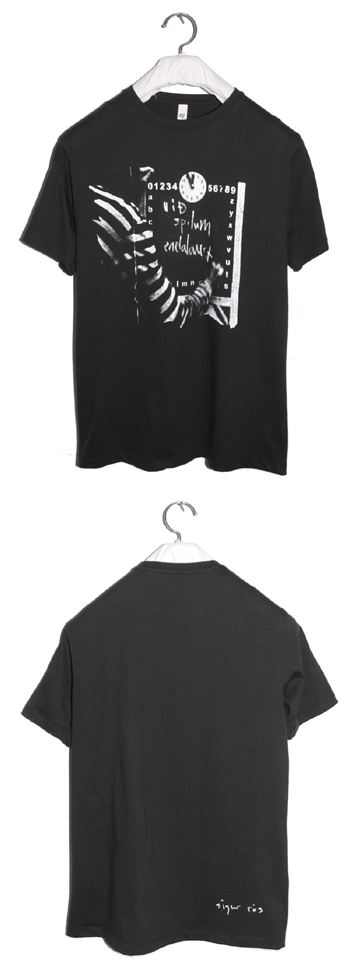 Sigur Ros/Sigur Ros / Chalkboard T-shirt Black/Mサイズ