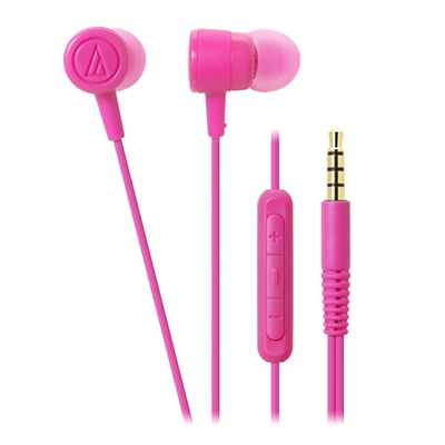 audio-technica iPod/iPhone/iPadѥʡ䡼إåɥۥ ATH-CKL220i Pink[ATH-CKL220iPK]