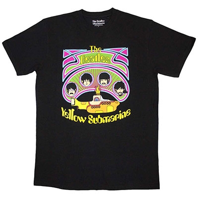 The Beatles Yellow Submarine Heads In Circles V2 T-Shirt/Mサイズ