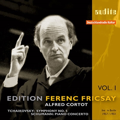 Tchaikovsky:Symphony No.5 (1957:Live)/Schumann:Piano Concerto Op.54 (1951:Live) (+BT:Speech of Fricsay):Alfred Cortot(p)/Ferenc Fricsay(cond)/Berlin Radio Symphony Orchestra/RIAS Symphony Orchestra