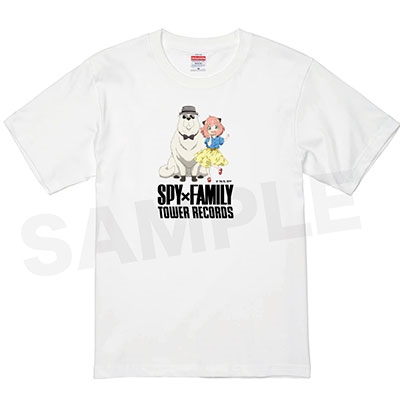 SPY×FAMILY』 × TOWER RECORDS Tシャツ ホワイト XLサイズ