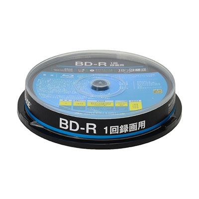 グリーンハウス BD-R 録画用 25GB 1-4倍速 10枚スピンドル[GH-BDR25A10]