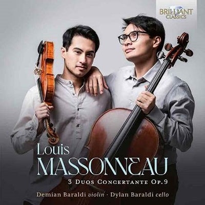 ディラン・バラルディ/ルイ・マソノー: ヴァイオリンとチェロのための3つの協奏的二重奏曲 Op.9