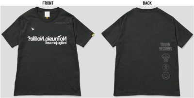 123 indigo jam unit NO MUSIC, NO LIFE. T-shirt (グリーン電力証書付き) Black/XSサイズ 123 indigo jam unit NO MUSIC, NO LIFE. T-shirt (グリーン電力証書付き) Black/XSサイズ