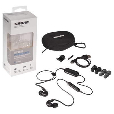 SHURE ワイヤレスイヤホン SE215/トランスルーセントブラック