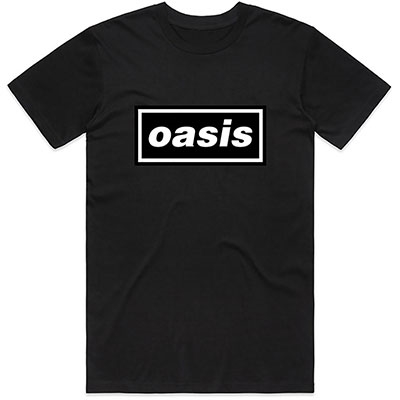 Oasis/OASIS / DECCA LOGO BLACK T SHIRT XLサイズ