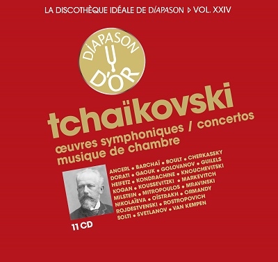 チャイコフスキー: 交響曲、協奏曲&室内楽作品集～仏ディアパゾン誌のジャーナリストの選曲による名録音集＜初回生産限定盤＞