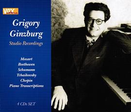 Grigory Ginzburg - Studio Recordings Grigory Ginzburg - Studio Recordings