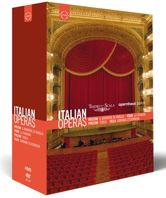 Italian Operas - Rossini: Il Barbiere di Siviglia; Verdi: La Traviata; Puccini: Tosca; Cilea: Adriana Lecouvreur＜限定盤＞