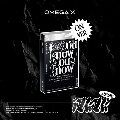 OMEGA X/iykyk 3rd Mini Album (ON ver.)[AF000288ON]
